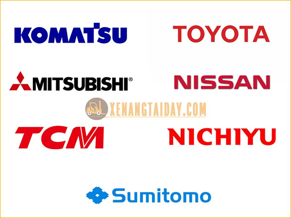 Hình ảnh của những thương hiệu xe nâng Nhật Bản phổ biến tại Việt Nam