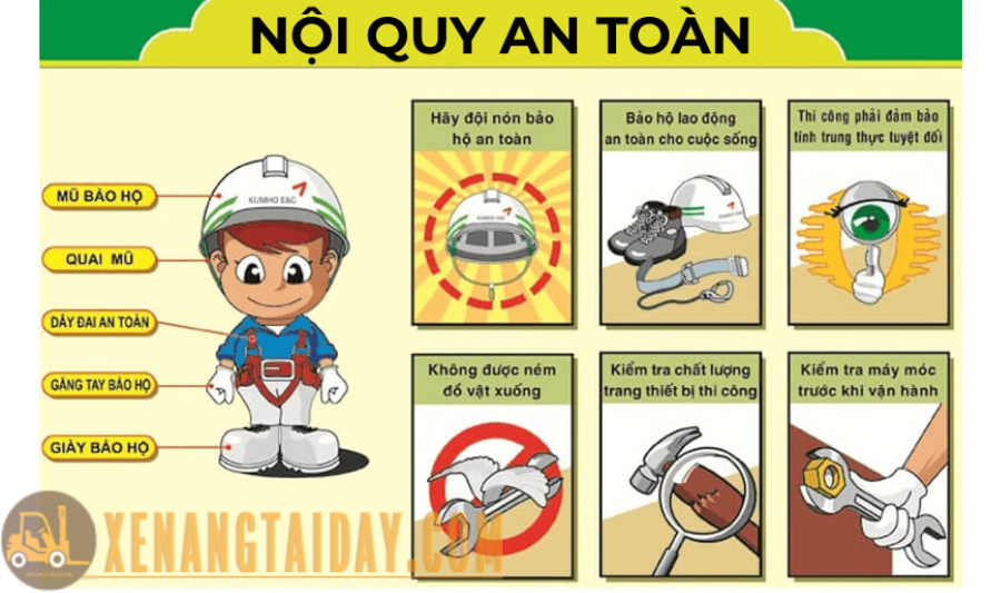 Nội Quy An Toàn Khi Lái Xe Nâng Hàng 