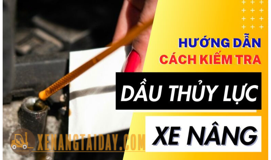 Hướng Dẫn Cách Kiểm Tra Dầu Thủy Lực Xe Nâng