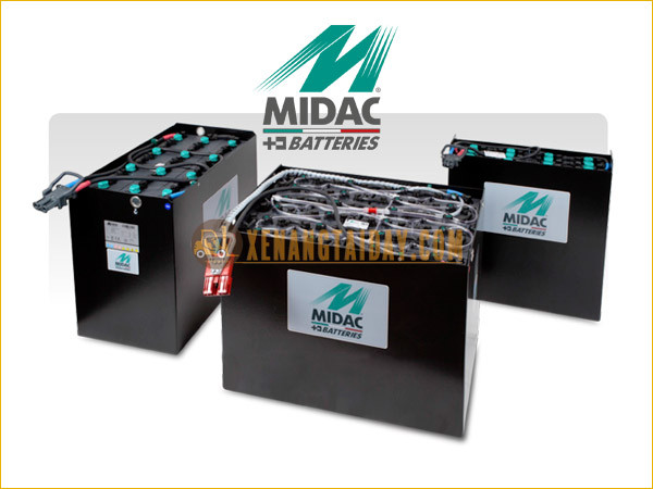 Bình điện xe nâng thương hiệu Midac
