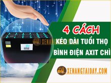  4 cách kéo dài tuổi thọ pin xe nâng của bạn