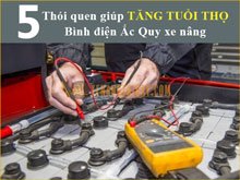 5 thói quen sử dụng bình axit chì giúp tăng tuổi thọ bình hiệu quả