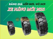 Bảng Giá Lốp Hơi Cho Xe Nâng Mới Nhất Năm 2025 | Lốp Hơi Xe Nâng Giá Rẻ