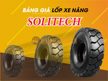 Bảng Giá Lốp Xe Nâng Solitech | Vỏ xe nâng Thái Lan
