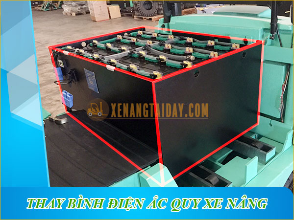  Hướng dẫn quy trình thay ắc quy xe nâng điện an toàn, nhanh chóng