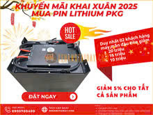 Khai Xuân Mua Pin Lithium Xe Nâng PKG Nhận Khuyến Mãi Đỉnh
