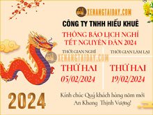 Lịch Nghỉ Tết Nguyên Đán Giáp Thìn 2024 