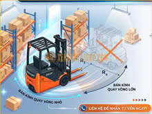 Lợi ích của việc sử dụng xe nâng điện ngồi 3 bánh