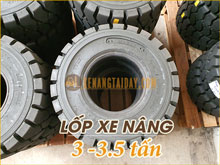 Lốp xe nâng 3 - 3.5 | Bánh Đặc Vỏ Xe Nâng Nhập Khẩu