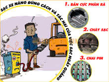 Sạc Xe Nâng Đúng Cách Và Tác Hại Của Việc Sạc Ngắt Quãng