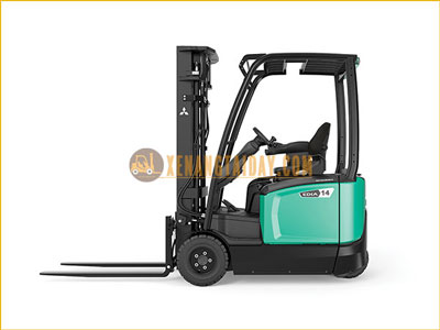 Thông số kĩ thuật xe nâng điện Mitshubishi 3 bánh 1.4 tấn
