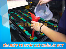 Tìm hiểu về nước cất châm ắc quy- địa chỉ mua hàng uy tín