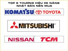 Top 5 thương hiệu xe nâng Nhật Bản nên mua