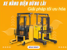 Xe nâng điện đứng lái 1.5 tấn - Giải pháp tối ưu cho doanh nghiệp
