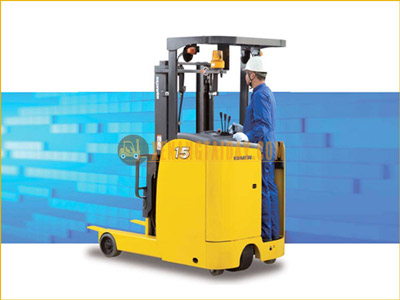 Xe nâng điện đứng lái Komatsu 1.5 tấn nhập khẩu Nhật