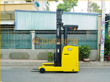 Xe nâng điện đứng lái KOMATSU FB18RL-15 gắn pin lithum 48V - 280Ah PKGFF48280