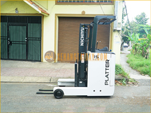 Xe nâng điện đứng lái NICHIYU FBRM15-80-300, khung 3m, 2015, 3190 giờ