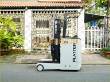 Xe nâng điện đứng lái NICHIYU FBRM15-80-300