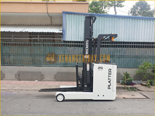 Xe nâng điện đứng lái NICHIYU FBRM25-80-450SF gắn pin lithum 48V - 340Ah PKGFF48340