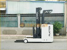 Xe nâng điện đứng lái NICHIYU FBRM25-H80B-470 gắn bình điện axít chì 48V - 470Ah VTI470