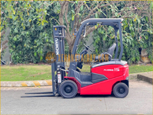 Xe nâng điện ngồi lái NICHIYU FB15PN-80-300AF