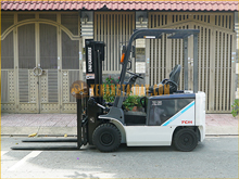 Xe nâng điện ngồi lái TCM - UNICARRIERS FB25-8 gắn pin lithum 48V - 460Ah PKGFF48460