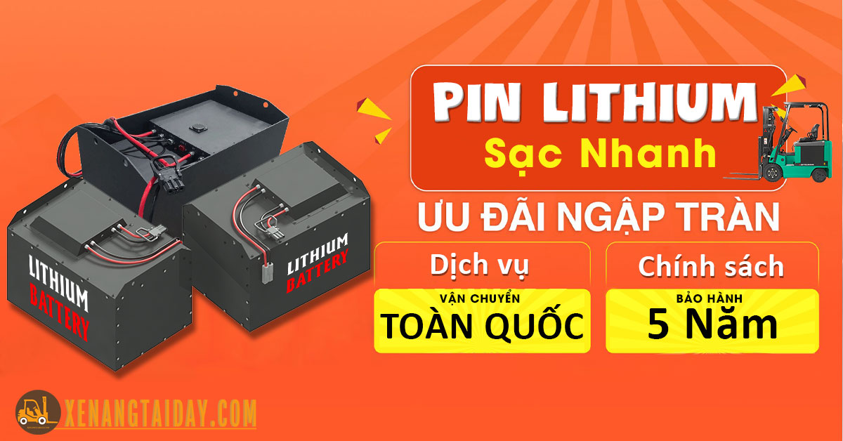 Pin Xe Nâng Công Nghệ Lithium | Bình Điện Ắc Quy Xe Nâng Cao Cấp