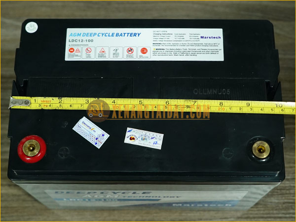 Bình điện xả sâu 12V - 100Ah MARSTECH LDC12-100