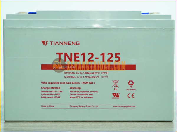 Bình điện xả sâu 12V - 125Ah THIÊN NĂNG (TIANNENG) TNE12-125