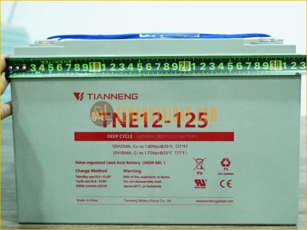 Bình điện xả sâu 12V - 125Ah THIÊN NĂNG (TIANNENG) TNE12-125