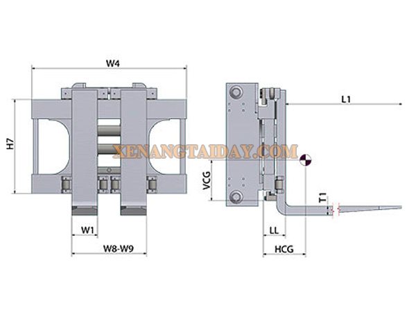 Bộ dịch càng nâng (Fork Shift)