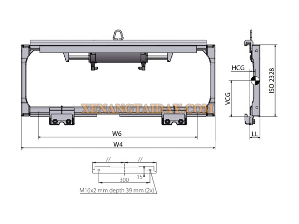 Bộ dịch giá xe nâng (Side Shift)