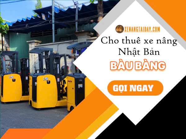 Cho thuê xe nâng khu vực Bàu Bàng giá rẻ