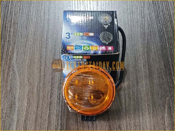 Đèn pha LED tròn 4 bóng chiếu sáng cho xe nâng