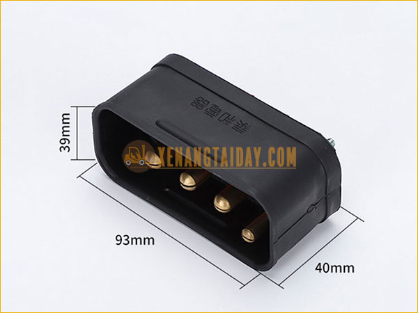 Giắc Điện 3 Pha Dương 30A - 250V (Giắc Thẳng) - Giắc sạc 3 pha xe nâng điện