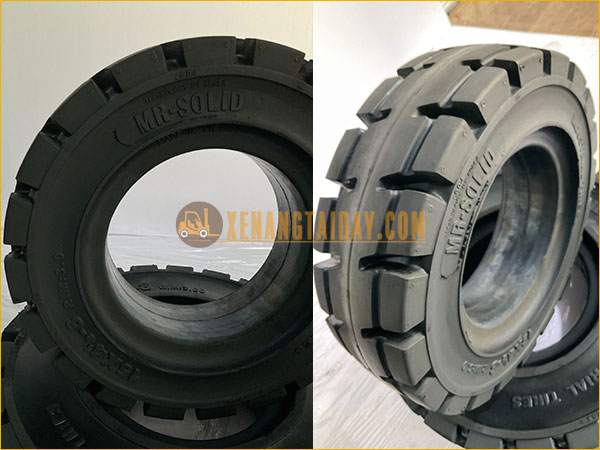 Lốp xe nâng MR.SOLID | Lốp đặc công nghệ Hàn Quốc