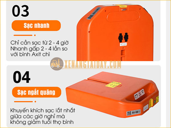 Pin Lithium Cho Xe Nâng Tay Điện Tự Động – Bán Tự Động