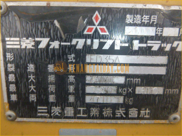 Xe nâng dầu MITSUBISHI FD35A