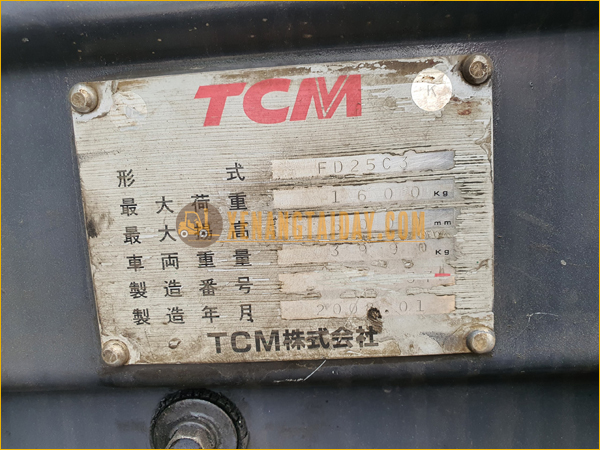 Xe nâng dầu TCM FD25C3