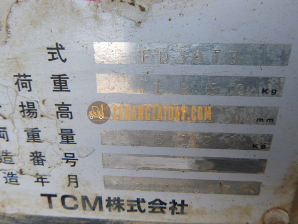 Xe nâng dầu TCM FD30T3