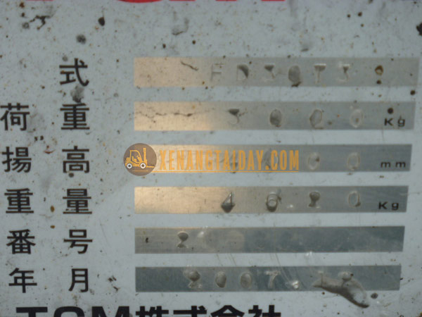 Xe nâng dầu TCM FD30T3