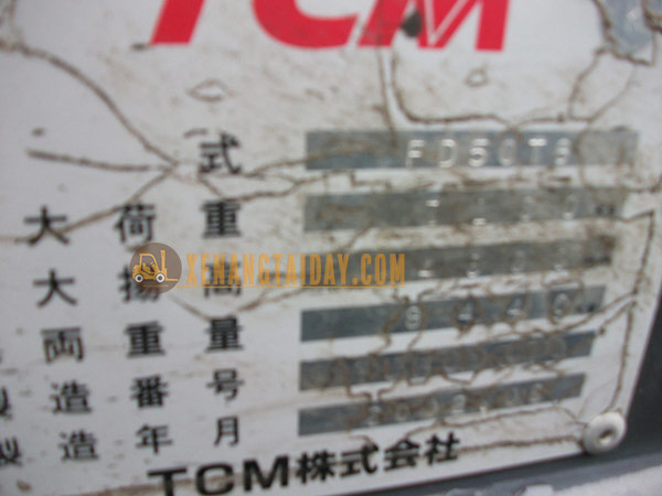Xe nâng dầu TCM FD50T8