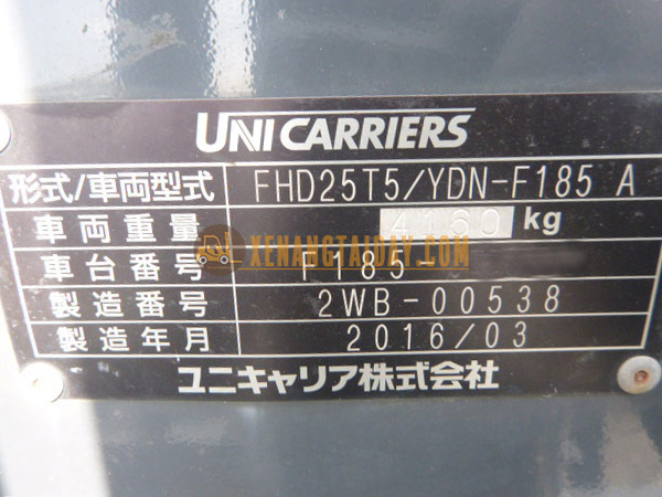 Xe Nâng Dầu UNICARRIERS FHD25T5 