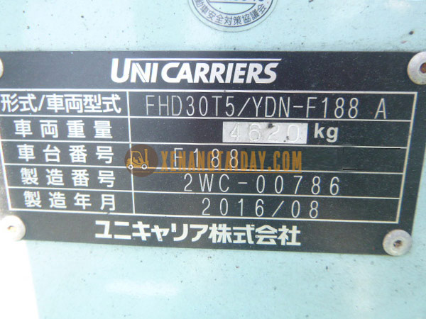 Xe Nâng Dầu UNICARRIERS FHD30T5