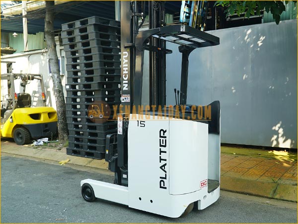 Xe nâng điện đứng lái NICHIYU FBRM15-80B-470SF