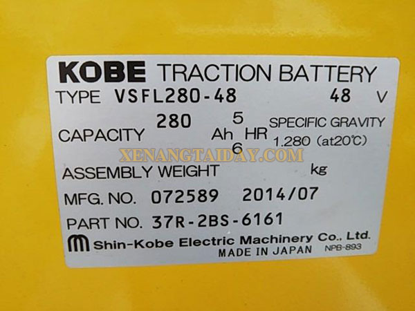 Xe nâng điện đứng lái Komatsu FB15RW-14