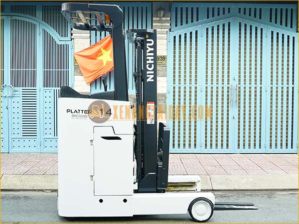 Xe nâng điện đứng lái NICHIYU FBR14-80-300AF