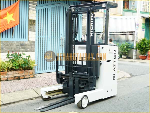 Xe nâng điện đứng lái NICHIYU FBR14-80-300AF