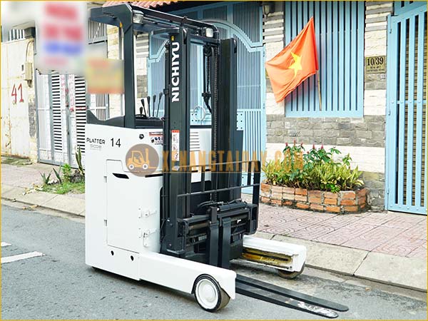 Xe nâng điện đứng lái NICHIYU FBR14-80-300AF