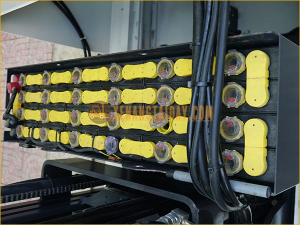 Xe nâng điện đứng lái NICHIYU FBRM12-80B-550MCS